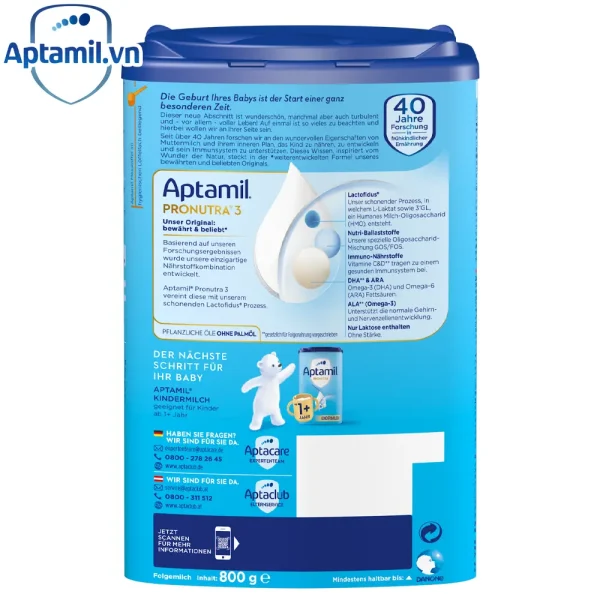 Aptamil pronutra đức số 3