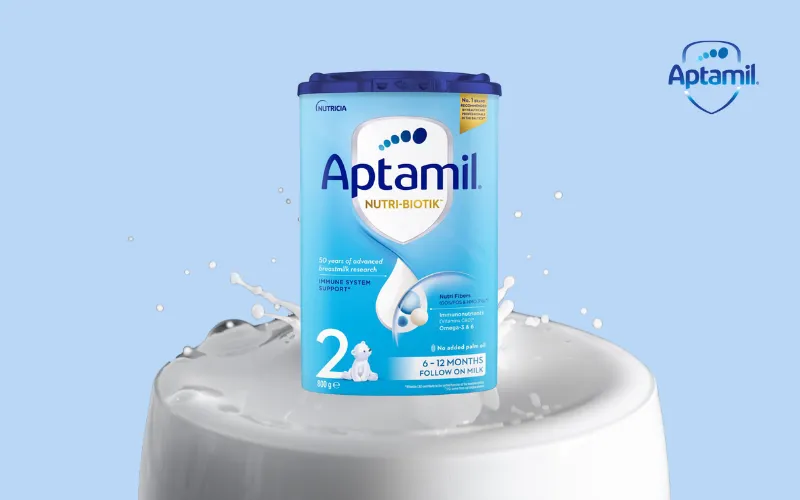 Chăm sóc bé 6 tháng với Aptamil Pronutra Số 2