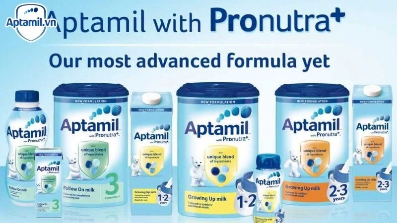 cách chọn sữa Aptamil theo độ tuổi