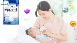 chọn sữa Aptamil cho trẻ bị táo bón