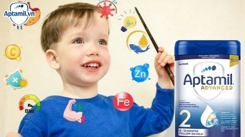 công nghệ sản xuất sữa Aptamil