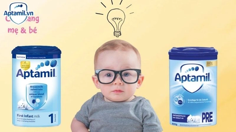nên dùng sữa Aptamil từ mấy tháng tuổi