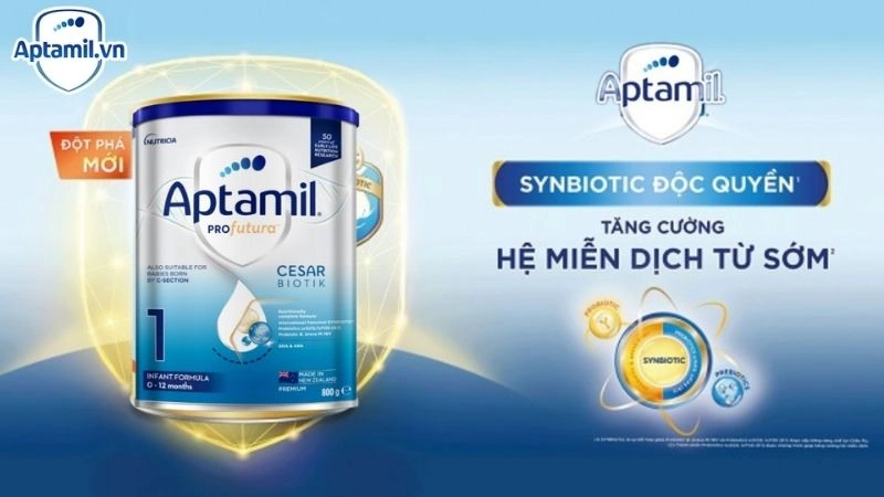 review sữa Aptamil Cesar Biotik