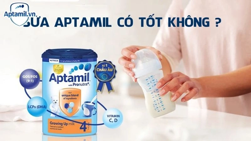 sữa Aptamil phù hợp cho bé mấy tháng