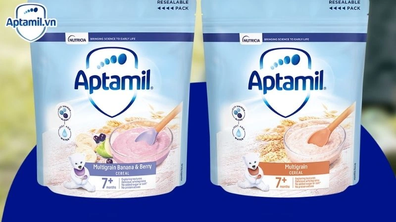 bột ăn dặm Aptamil cho trẻ trên 7 tháng tuổi