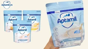 bột ăn dặm Aptamil cho trẻ từ 4-6 tháng tuổi