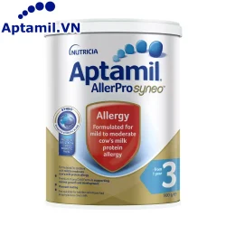 Sữa Aptamil AllerPro Syneo số 3 (900g) cho trẻ dị ứng đạm bò từ 1 tuổi