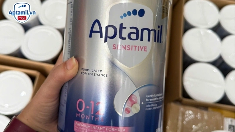 Sữa Aptamil Sensitive cho trẻ từ 0-12 tháng