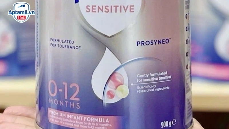 Sữa Aptamil Sensitive cho trẻ từ 0-12 tháng