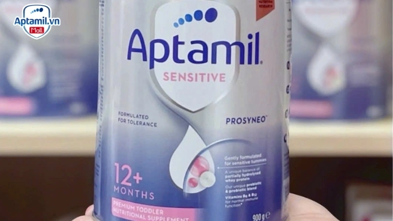 Sữa Aptamil Sensitive cho trẻ từ 1 tuổi