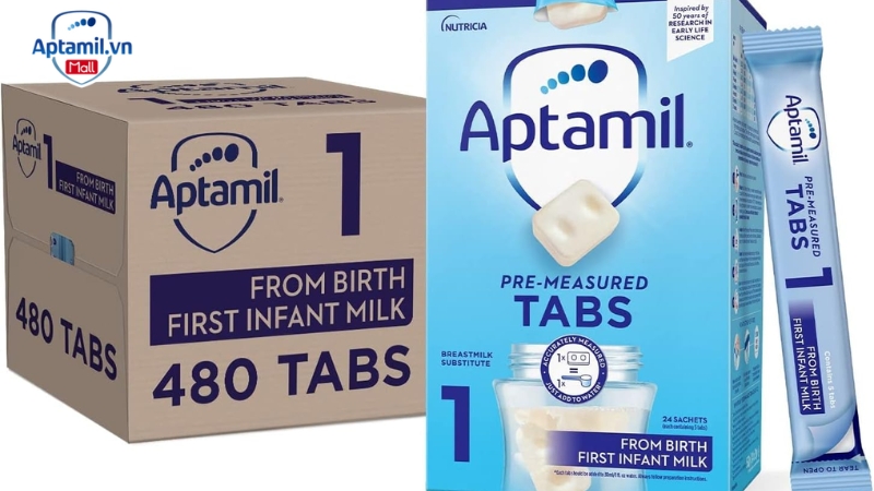 Aptamil thanh Pre Measured Tabs số 1