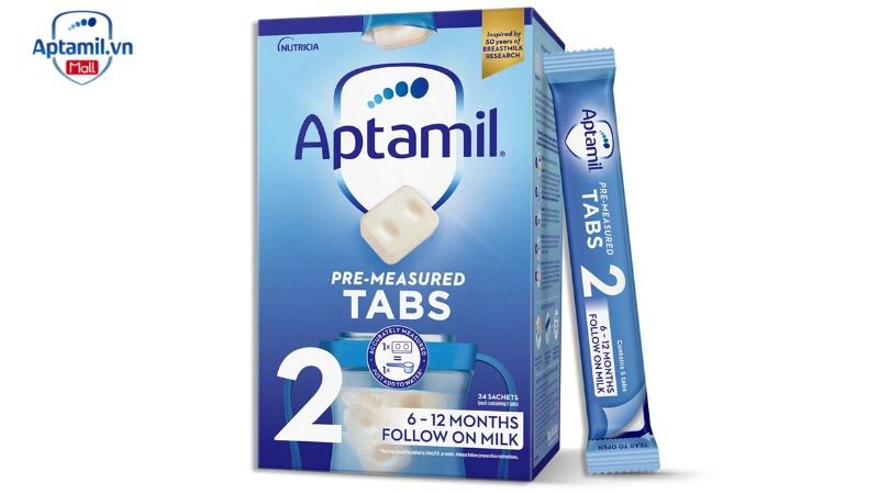 Aptamil thanh Pre Measured Tabs số 2