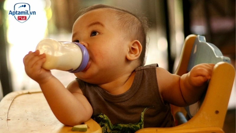 sữa tăng cường sức khỏe cho bé